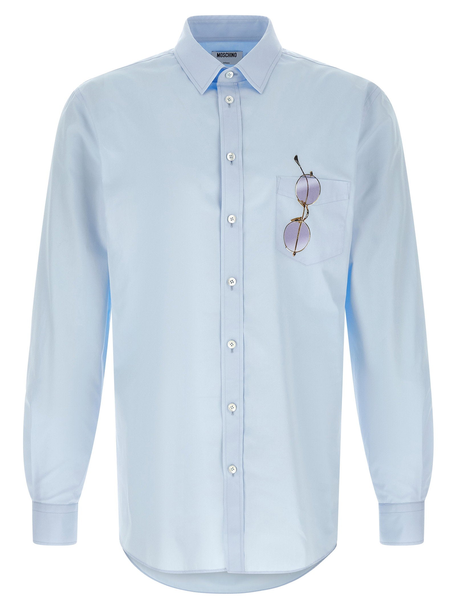 Moschino Men's Trompe-Lœil Print Shirt