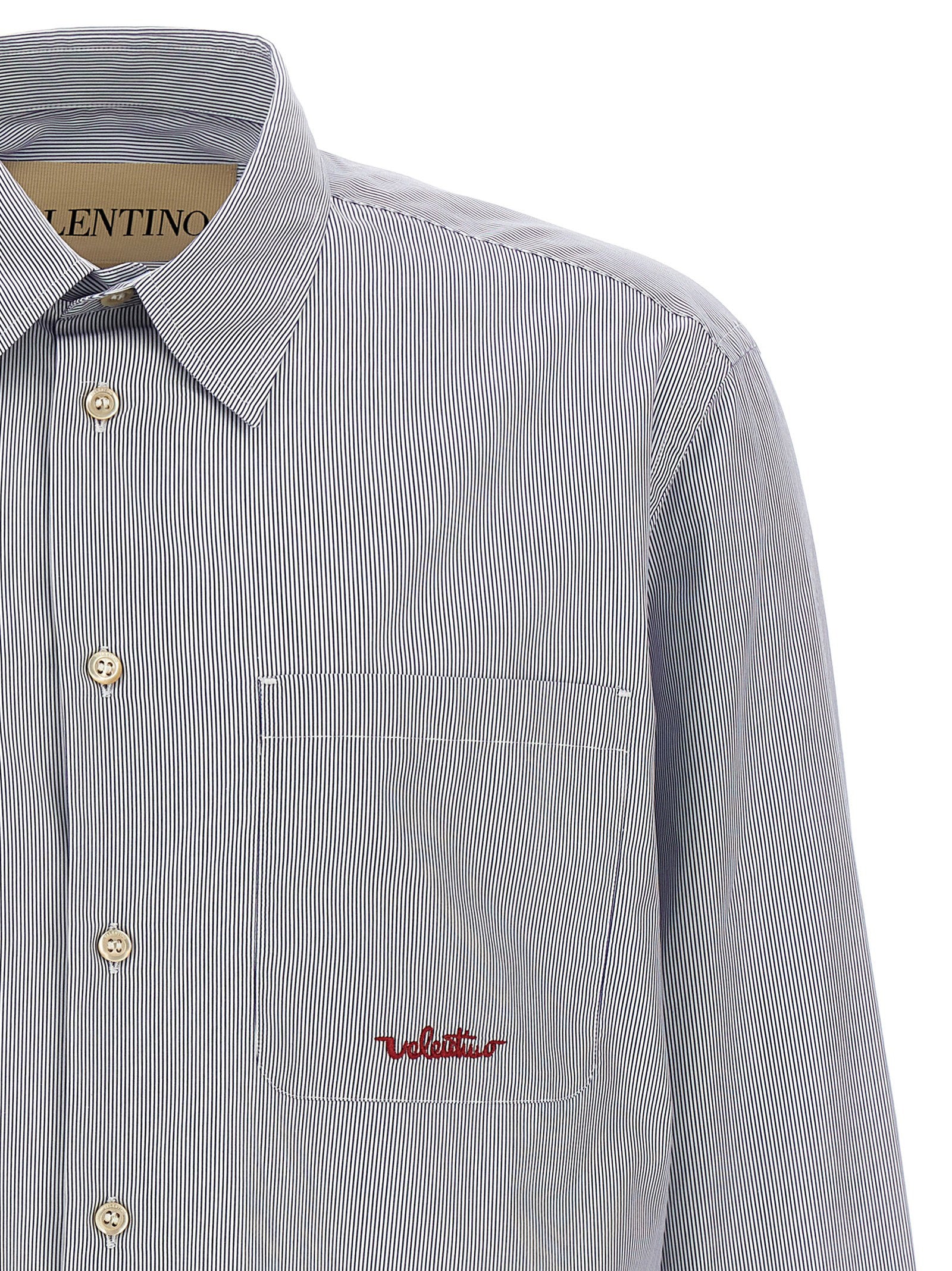 Valentino Garavani Men's Striped Shirt