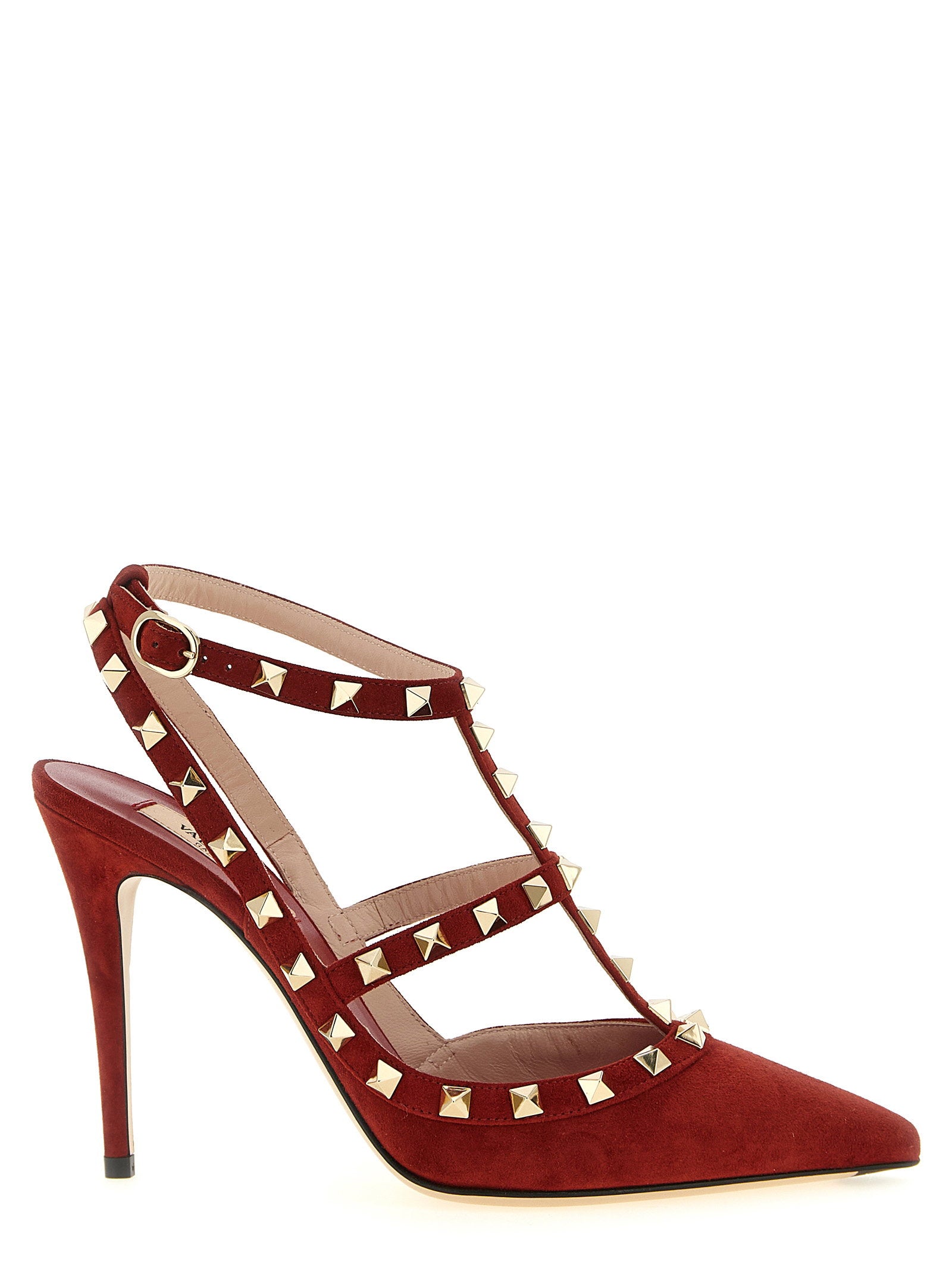 Valentino Garavani Women's Rockstudankle Strap Pumps