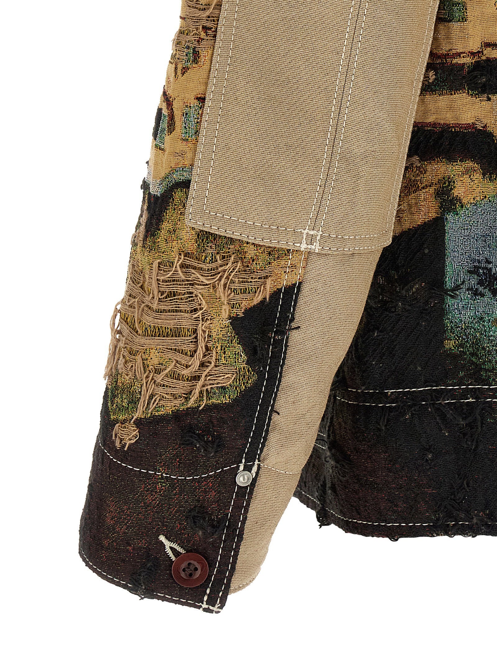 Junya Watanabe Men's Jacquard Square Jacket
