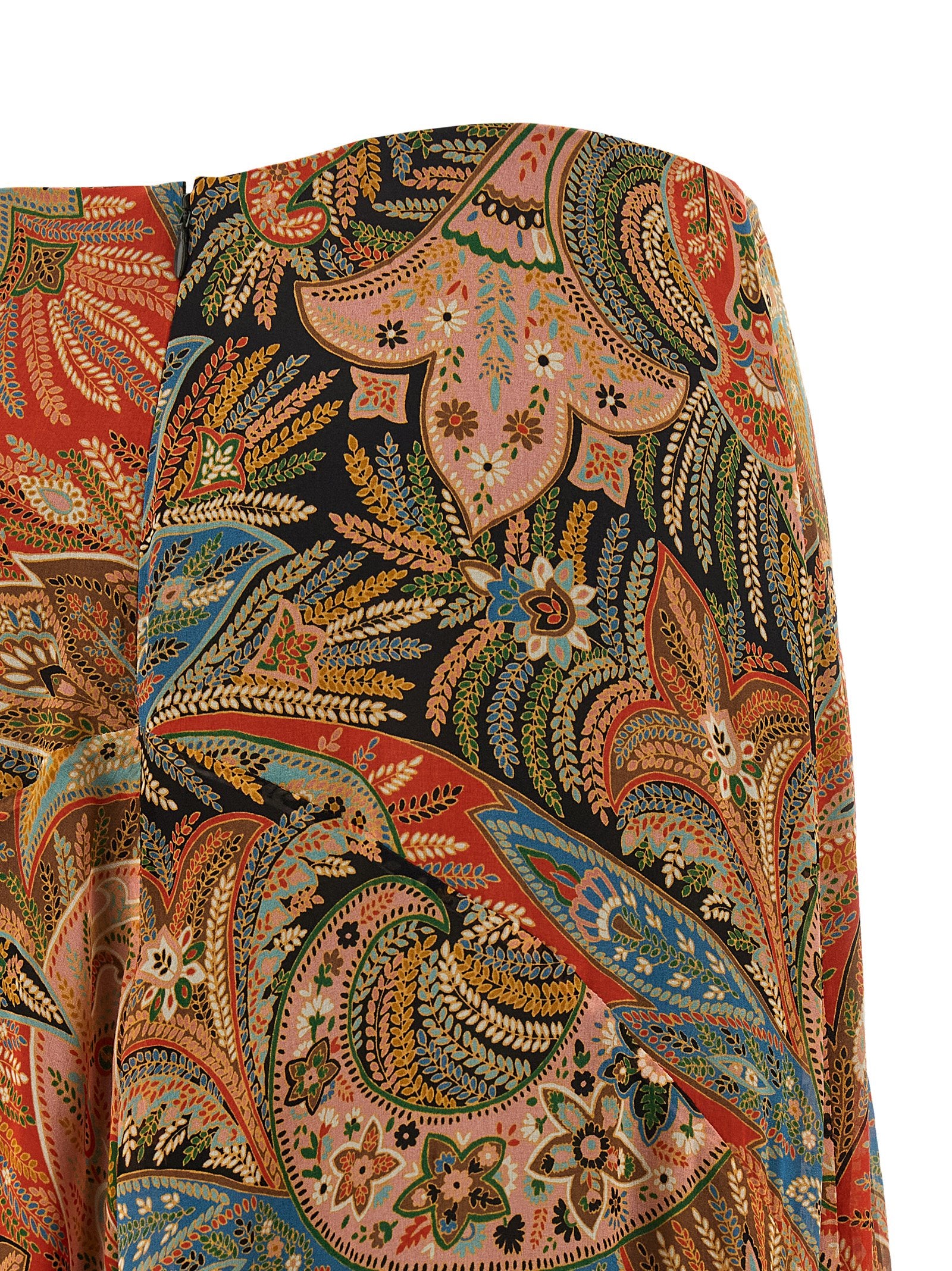 Etro Women's Paisley Foliage Skirt
