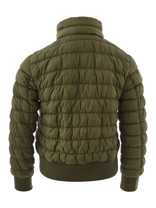 Woolrich Green Quilted Bomber Women's Jacket
