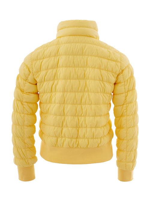 Woolrich Yellow Quilted Bomber Women's Jacket