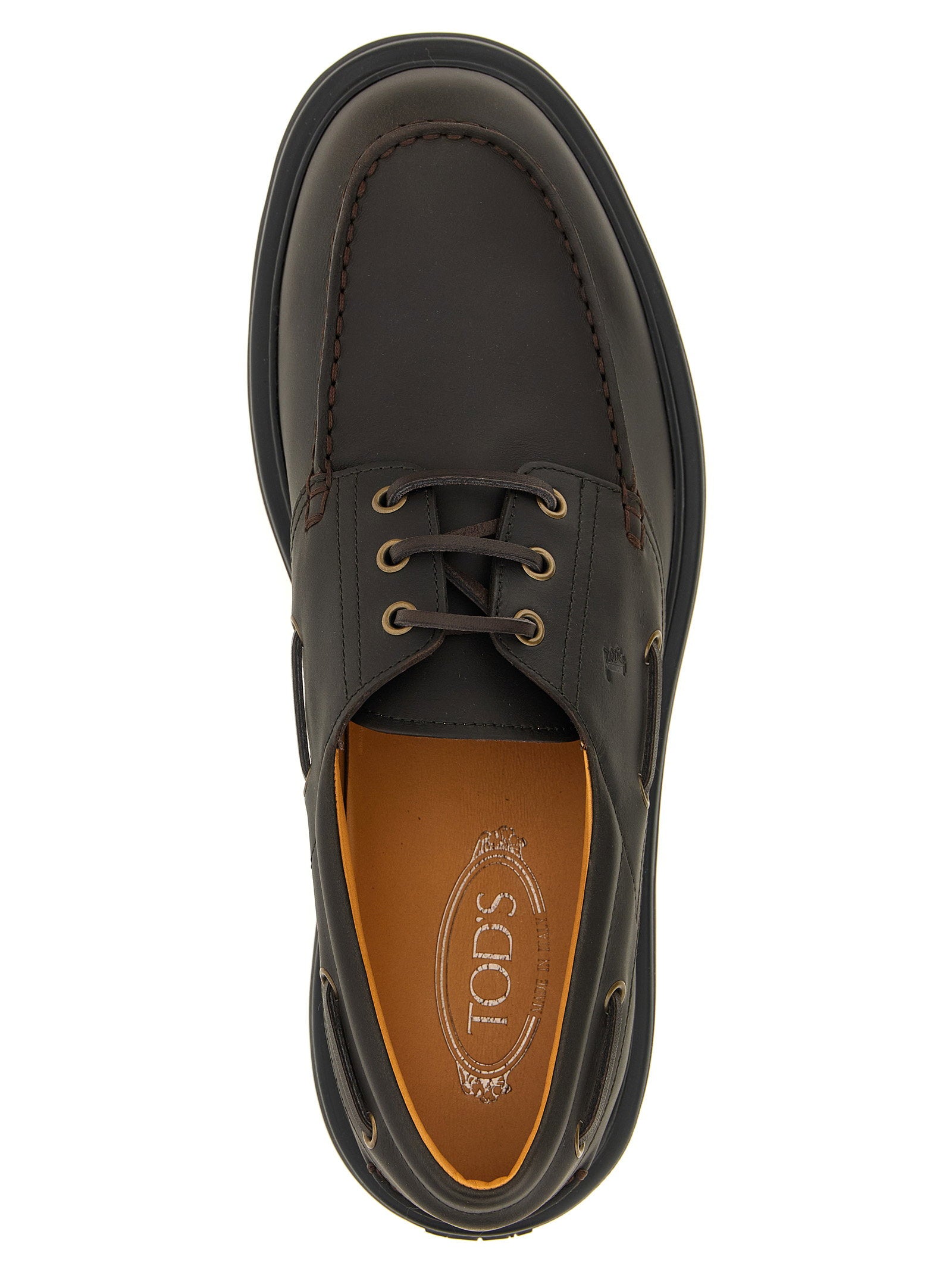 Tod's Men's Leather Boat Shoe