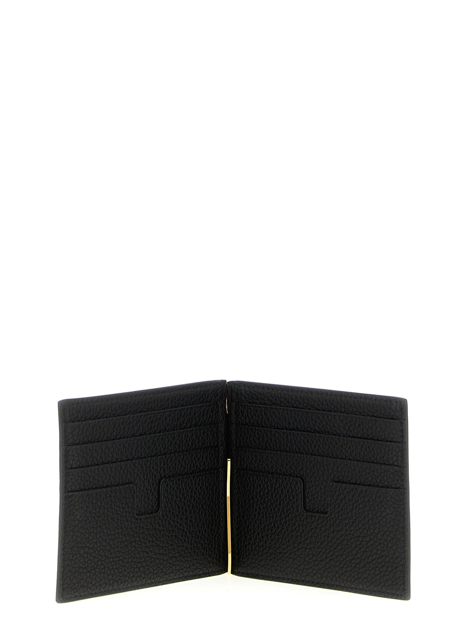 Tom Ford Men's Hammered Leather Card Holder