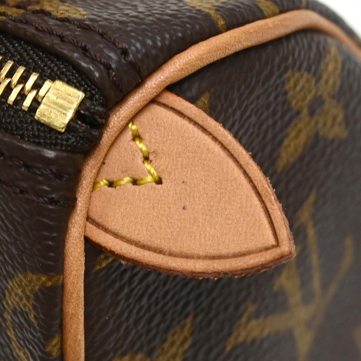 Louis Vuitton Speedy Mini Hl Monogram Canvas Brown Canvas Handbag (Pre-Owned)