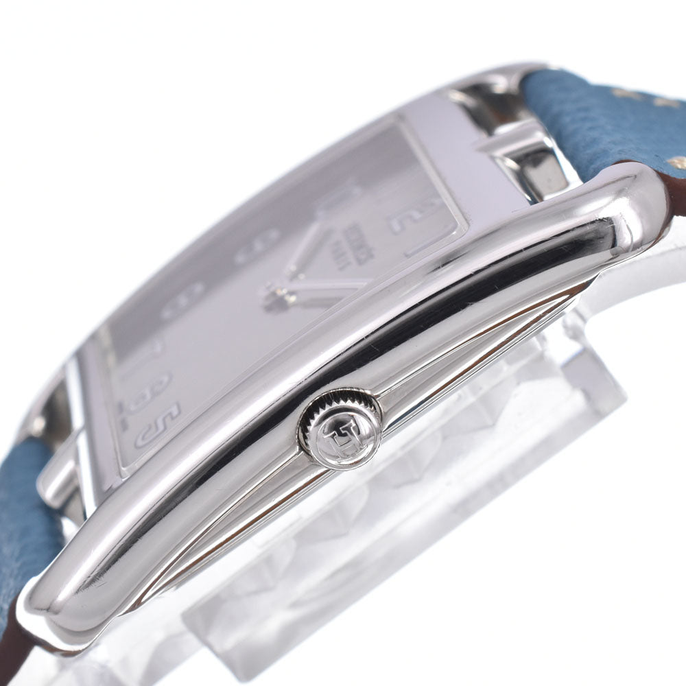 Hermes Cape Cod Quartz Stainless Steel And Leather Watch (Pre-Owned)