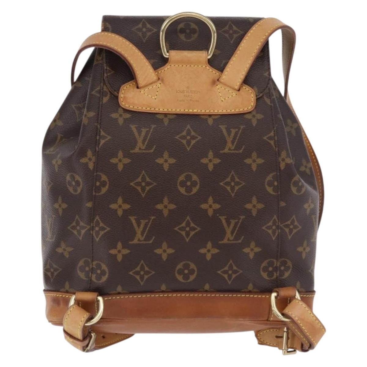 Louis Vuitton Montsouris Monogram Brown Canvas Backpack Bag (Pre-Owned)