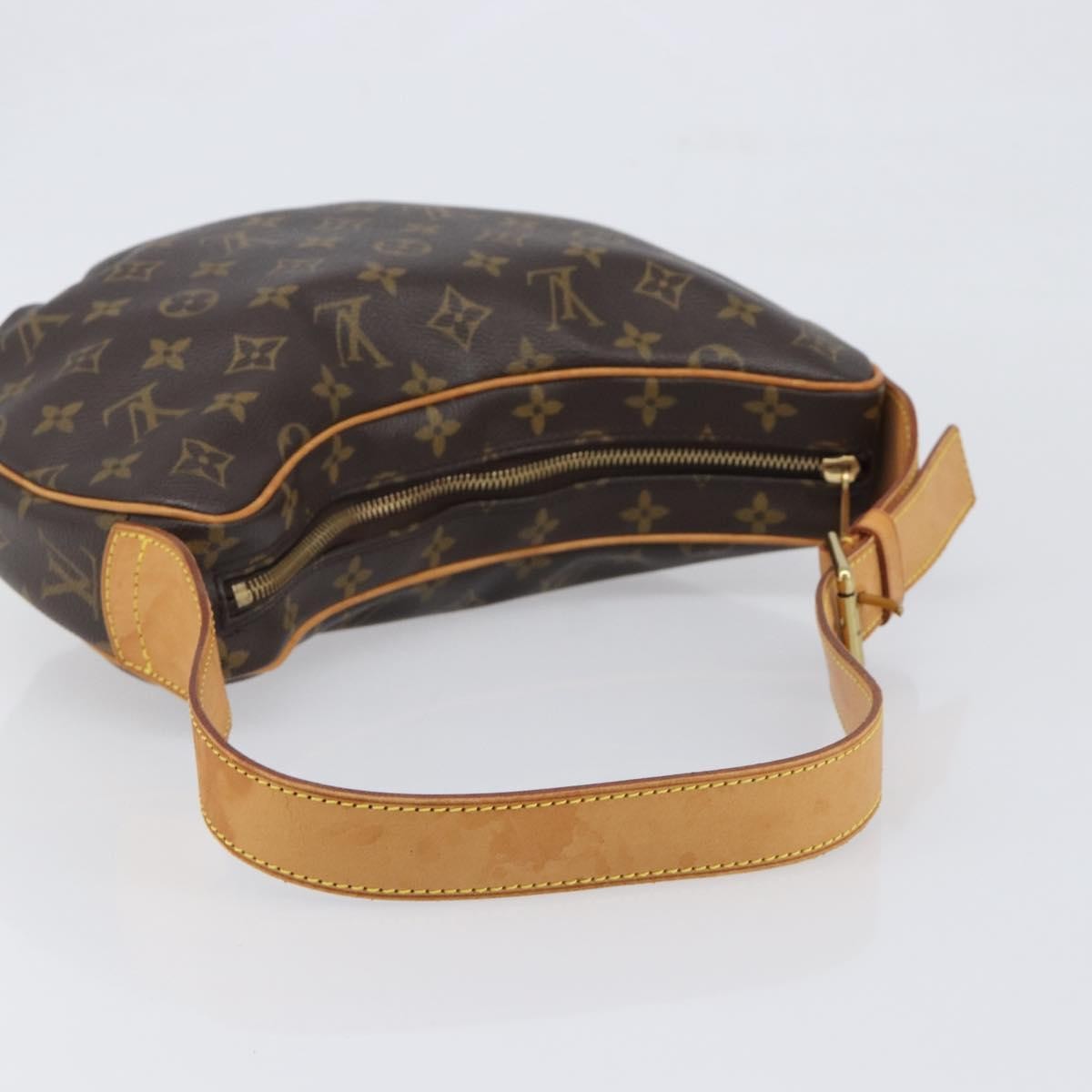 Louis Vuitton Croissant Monogram Brown Canvas Shoulder Bag Bag (Pre-Owned)