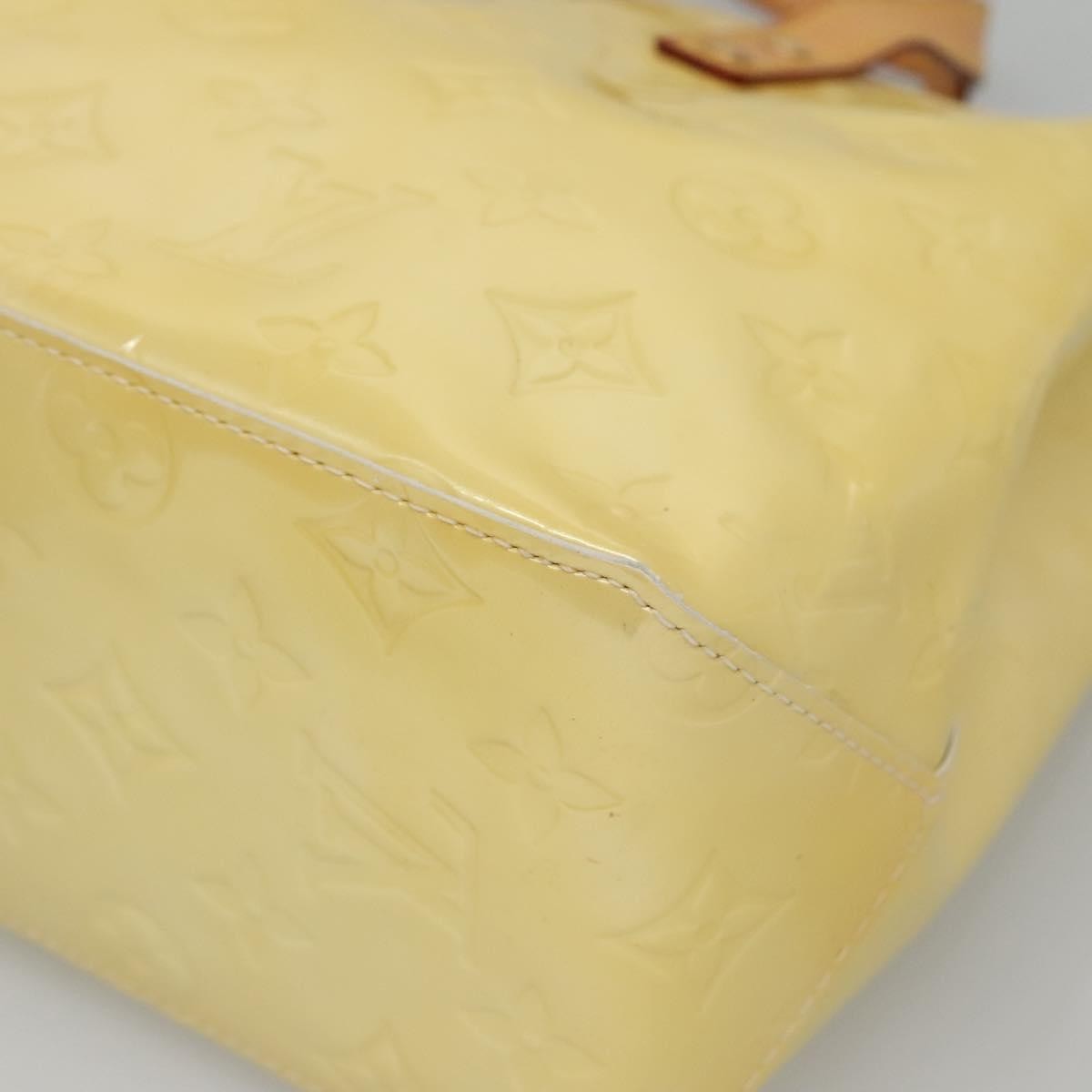 Louis Vuitton Reade Monogram Vernis Ecru Patent_Leather Bag (Pre-Owned)