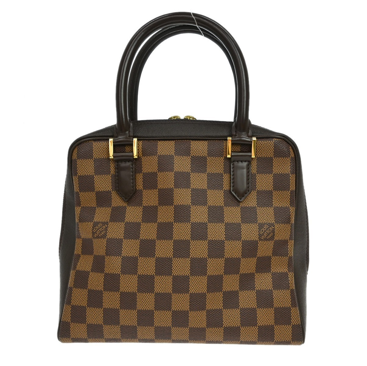 Louis Vuitton Brera Damier Ebene Brown Canvas Handbag (Pre-Owned)