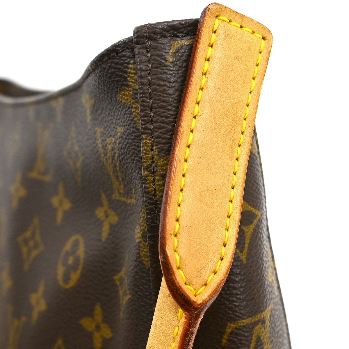 Louis Vuitton Looping Monogram Canvas Brown Canvas Handbag (Pre-Owned)