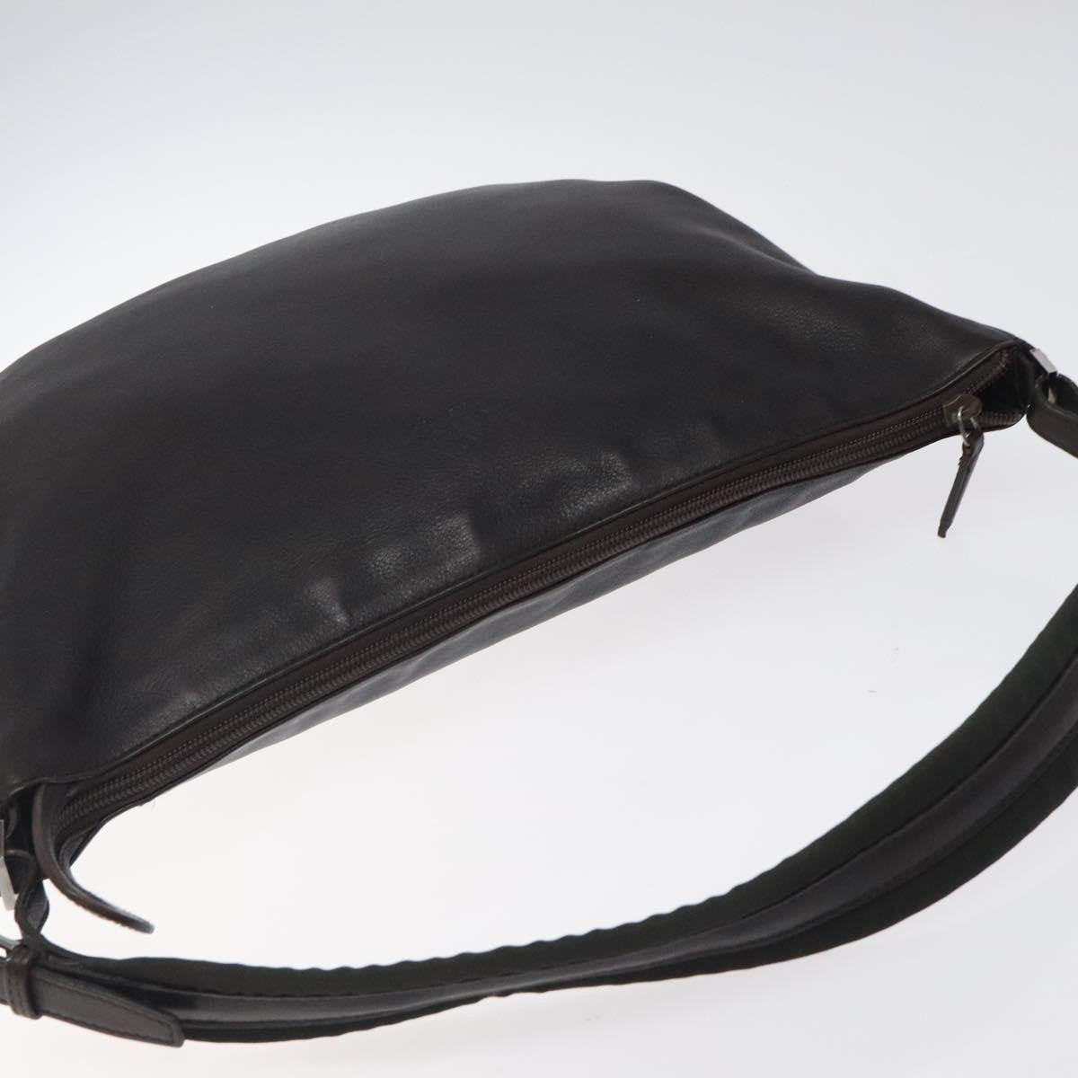 Gucci Vintage Leather Brown Leather Shoulder Bag Bag (Pre-Owned)