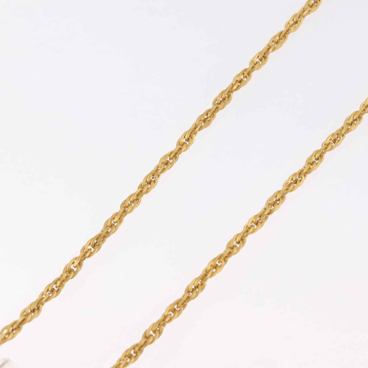 Chanel Cc Perfume Bottle Pendant Chain Long Metal With Crystals And Faux Pearls Gold Metal Necklace Jewelry (Pre-Owned)