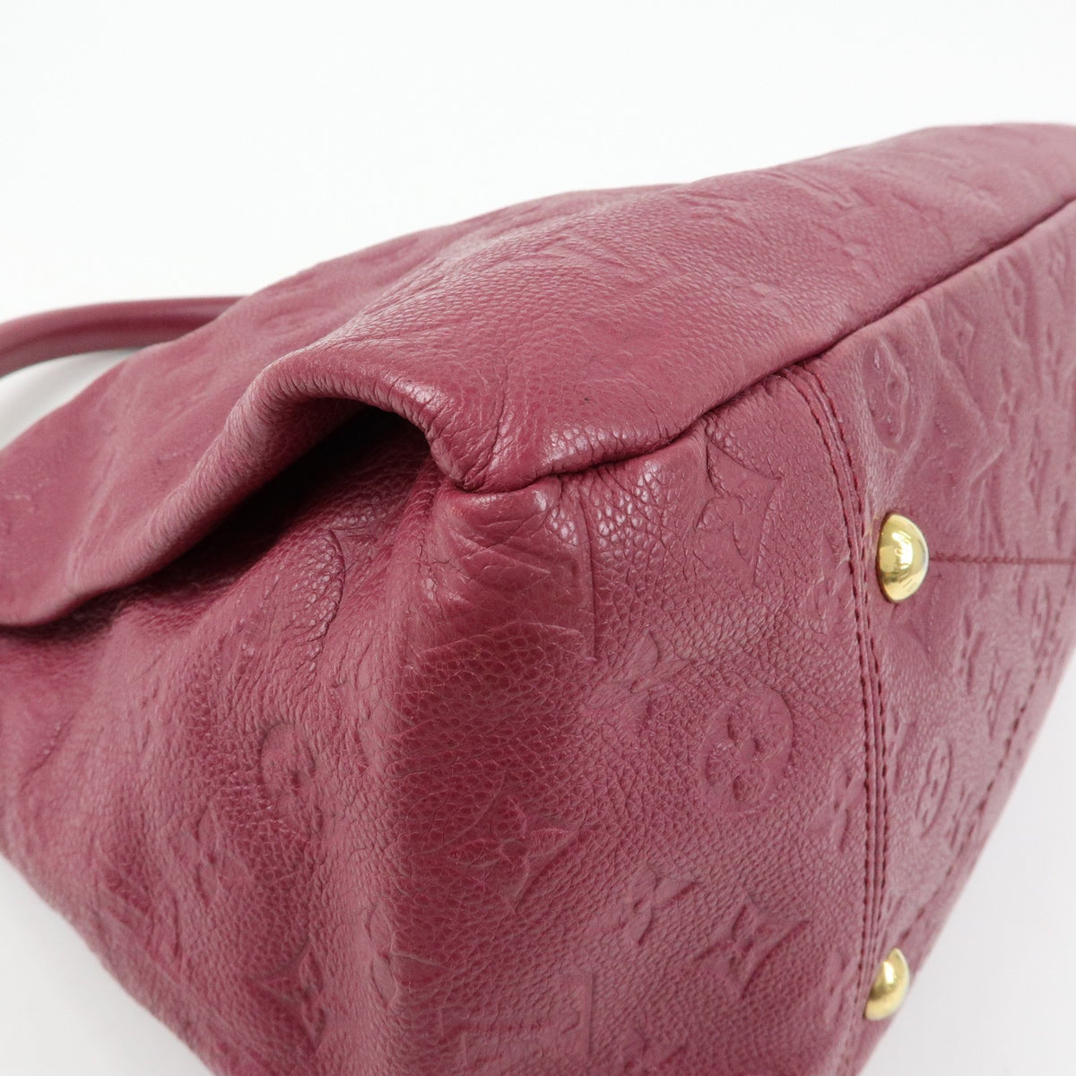 Louis Vuitton Artsy Monogram Empreinte Leather Burgundy Leather Handbag (Pre-Owned)