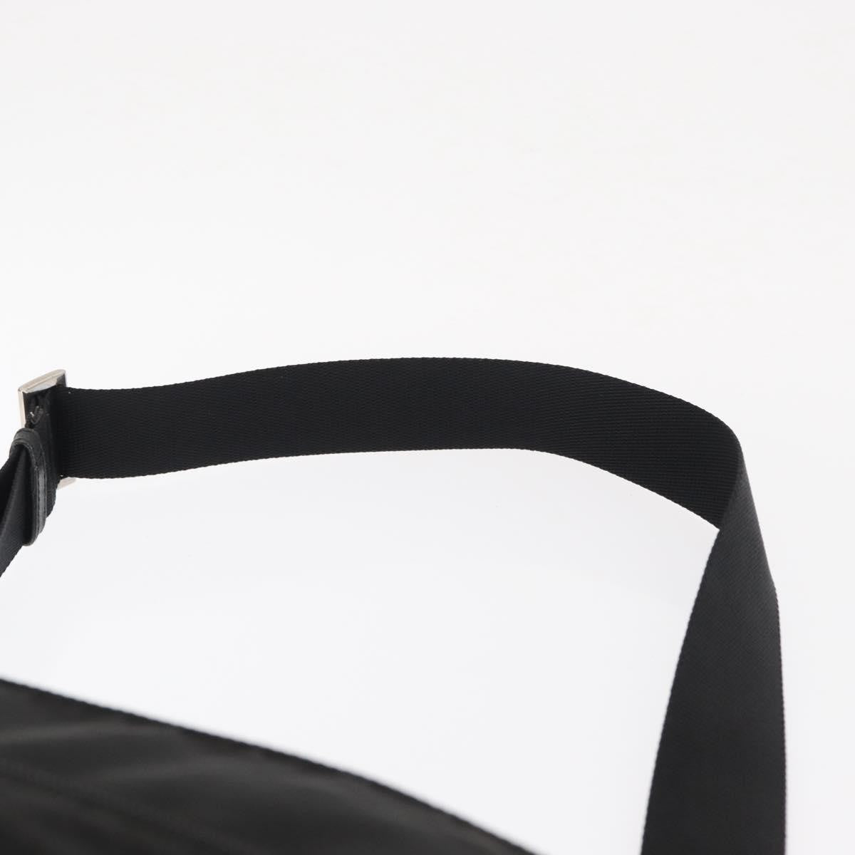 Prada Front Pocket Messenger Tessuto Black Nylon Shoulder Bag Bag (Pre-Owned)