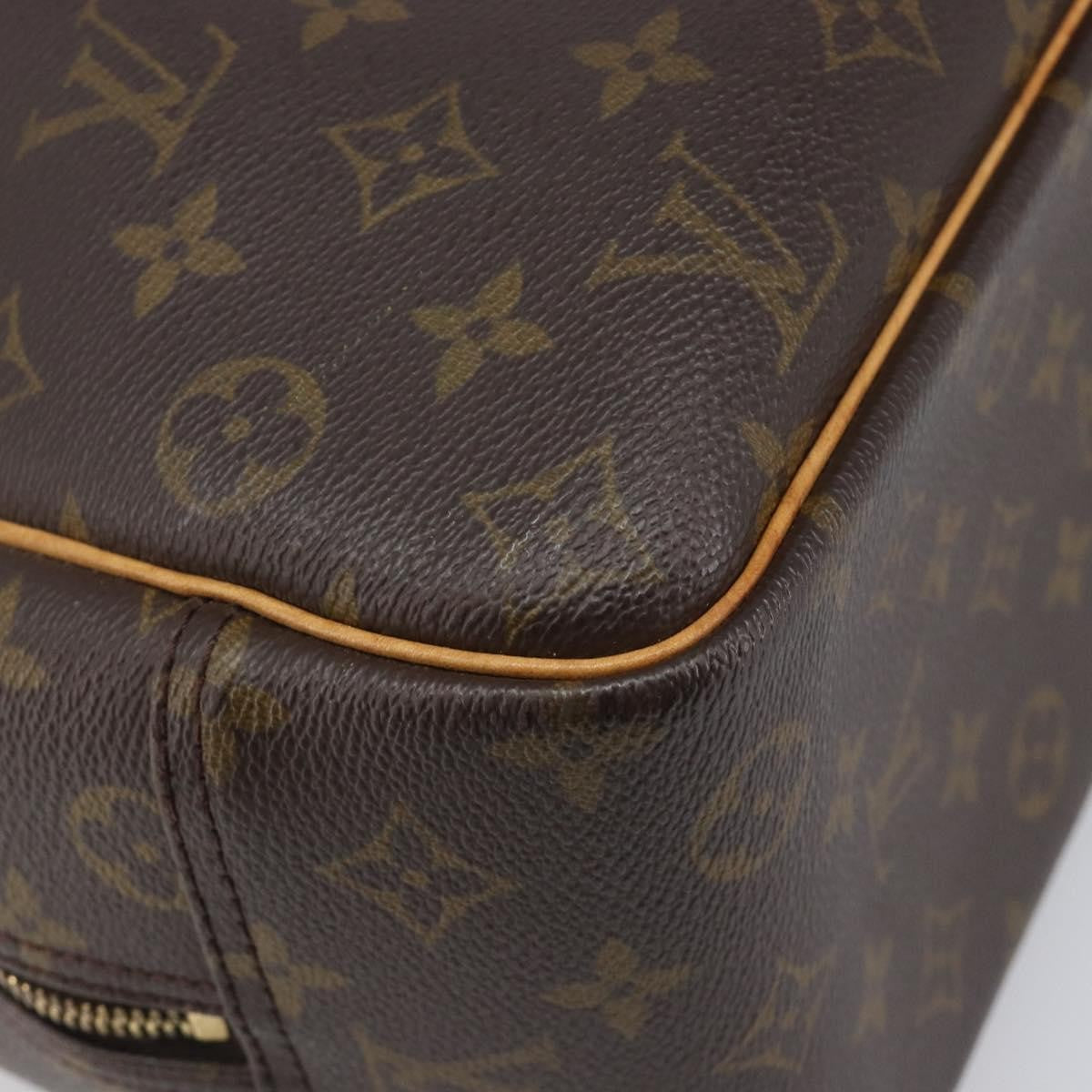 Louis Vuitton Deauville Monogram Canvas Brown Canvas Handbag (Pre-Owned)