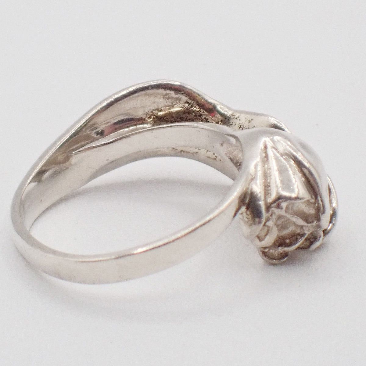 Tiffany & Co. Tulipe Silver 925 Silver Sterling_Silver Ring Jewelry (Pre-Owned)