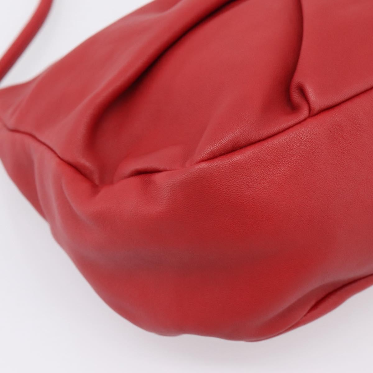 Salvatore Ferragamo Miss Vara Giusy Hobo Leather Red Leather Shoulder Bag Bag (Pre-Owned)