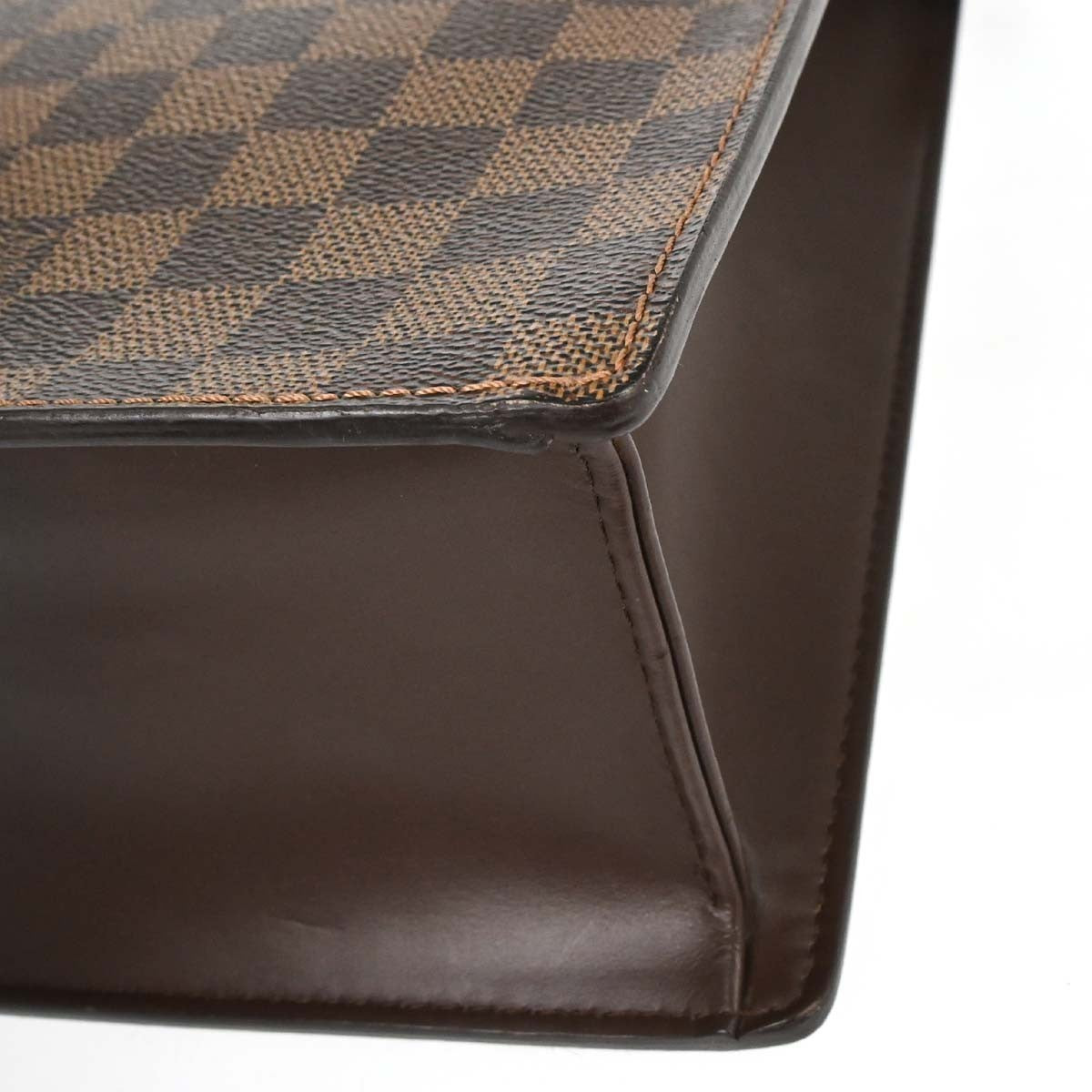 Louis Vuitton Venice Sac Plat Damier Ebene Brown Canvas Tote Bag Bag (Pre-Owned)