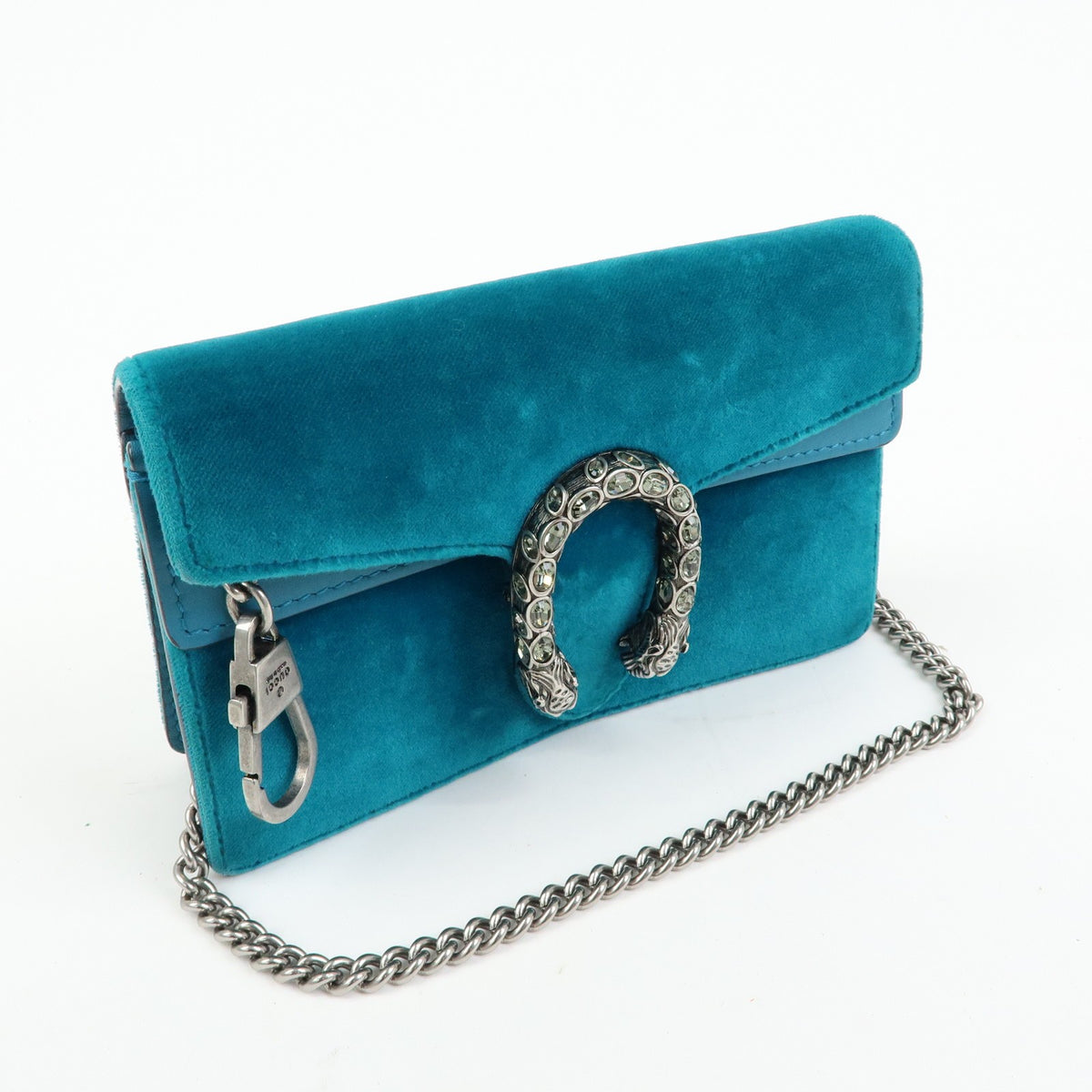 Gucci Dionysus Velvet Green Velvet Handbag (Pre-Owned)