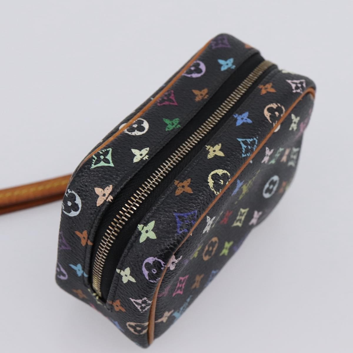 Louis Vuitton Wapity Trousse Monogram Multicolor Black Canvas Clutche & Pouche Bag (Pre-Owned)