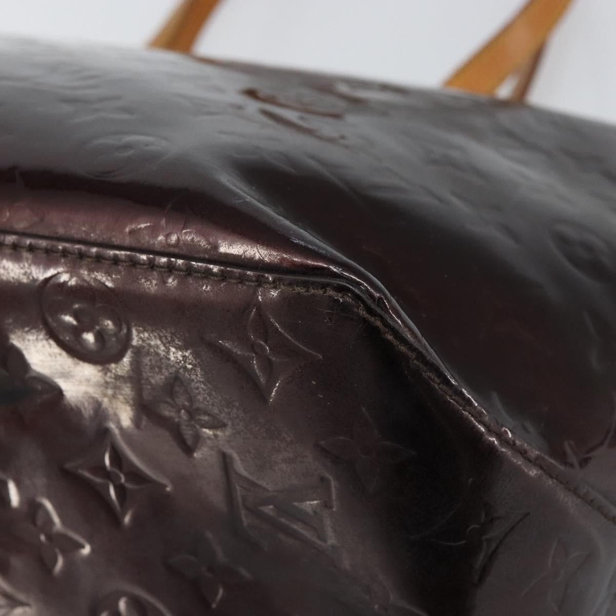Louis Vuitton Bellevue Monogram Vernis Purple Patent_Leather Tote Bag Bag (Pre-Owned)