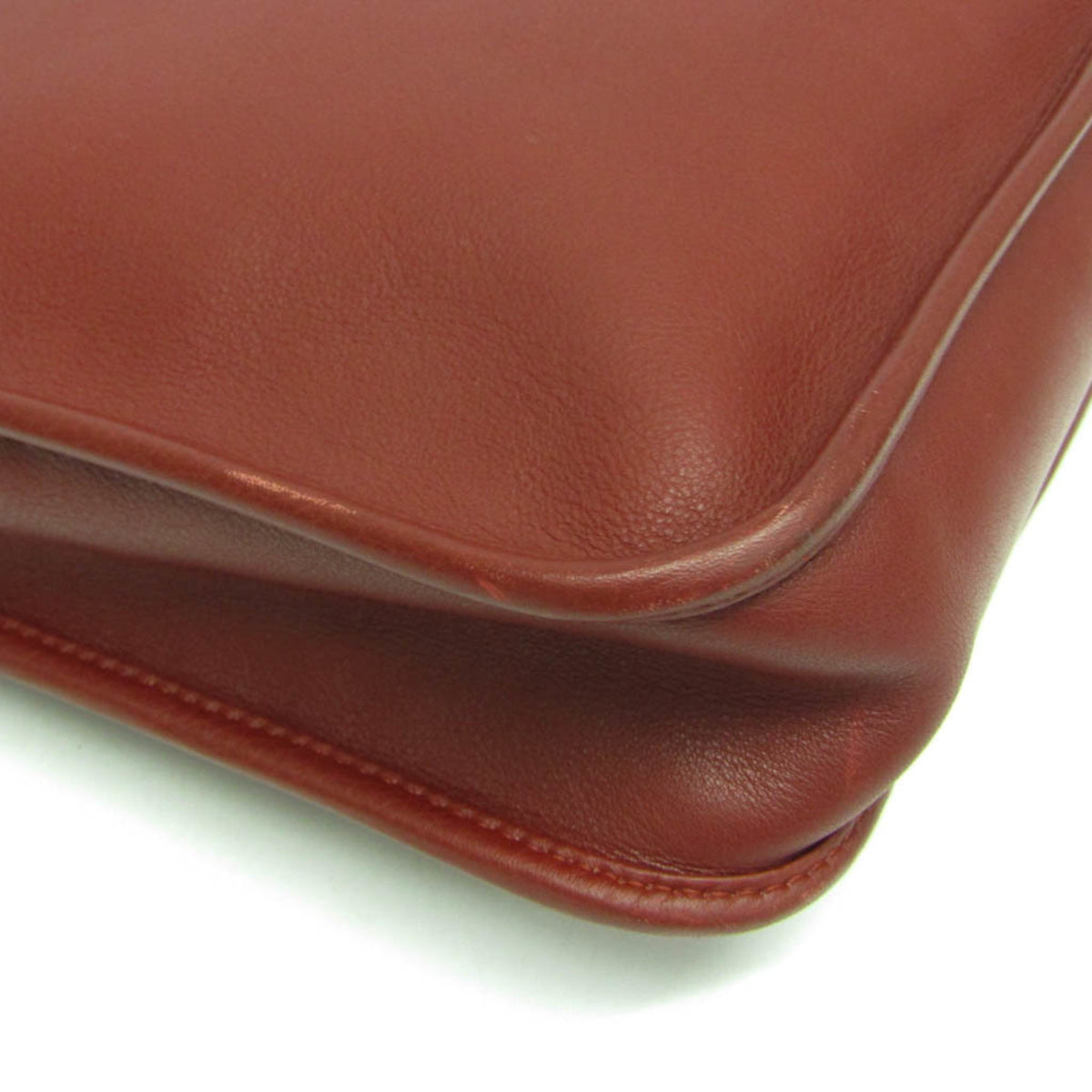 Loewe Toledo Leather Red Leather Briefcase Bag (Pre-Owned)