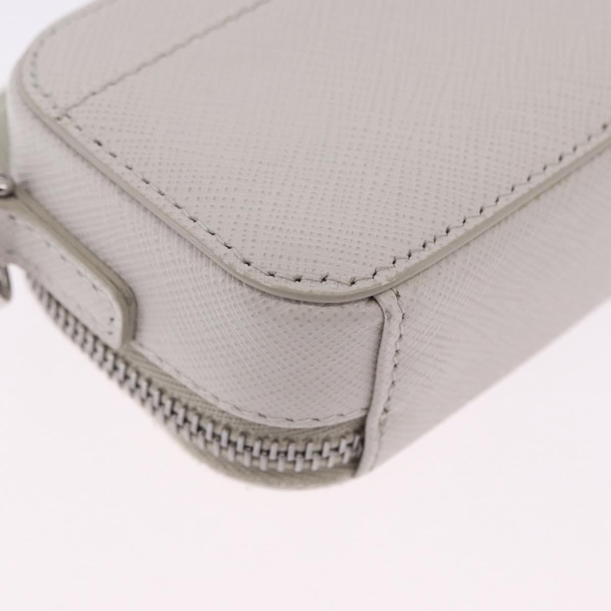 Prada Brique Camera Crossbody Bag Saffiano Leather Beige Leather Clutche & Pouche Bag (Pre-Owned)