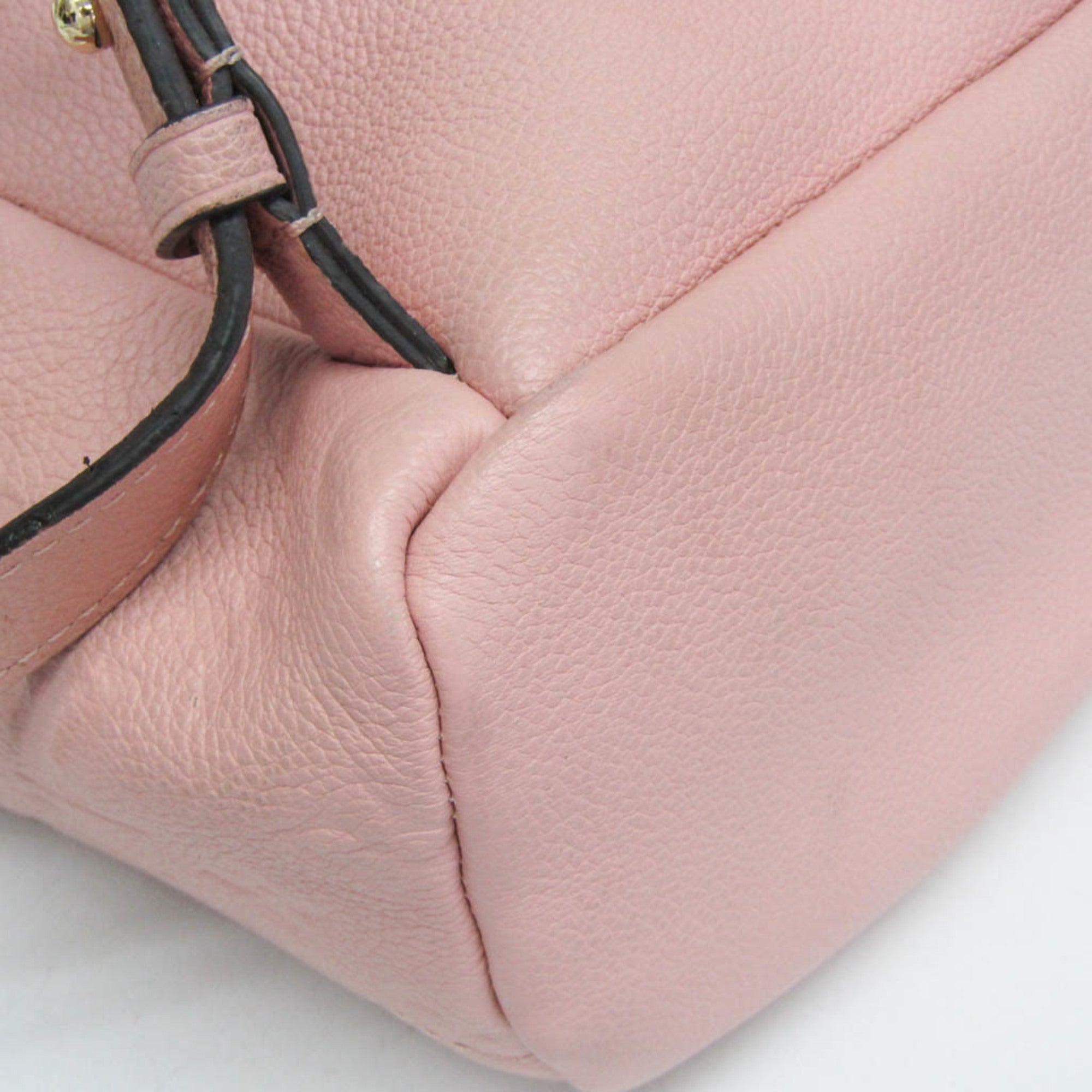 Louis Vuitton Sorbonne Monogram Empreinte Leather Pink Leather Backpack Bag (Pre-Owned)