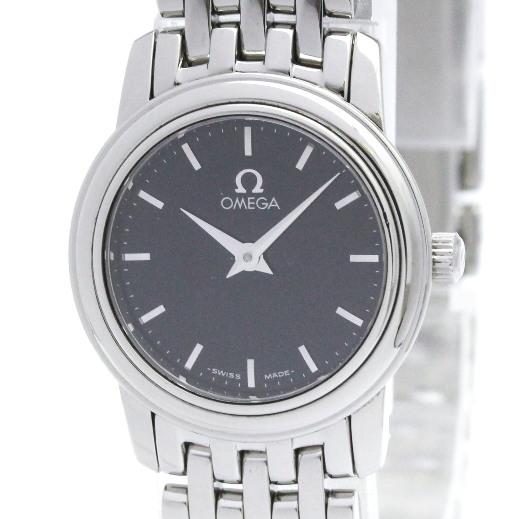 Omega De Ville Prestige Quartz Stainless Steel Watch (Pre-Owned)
