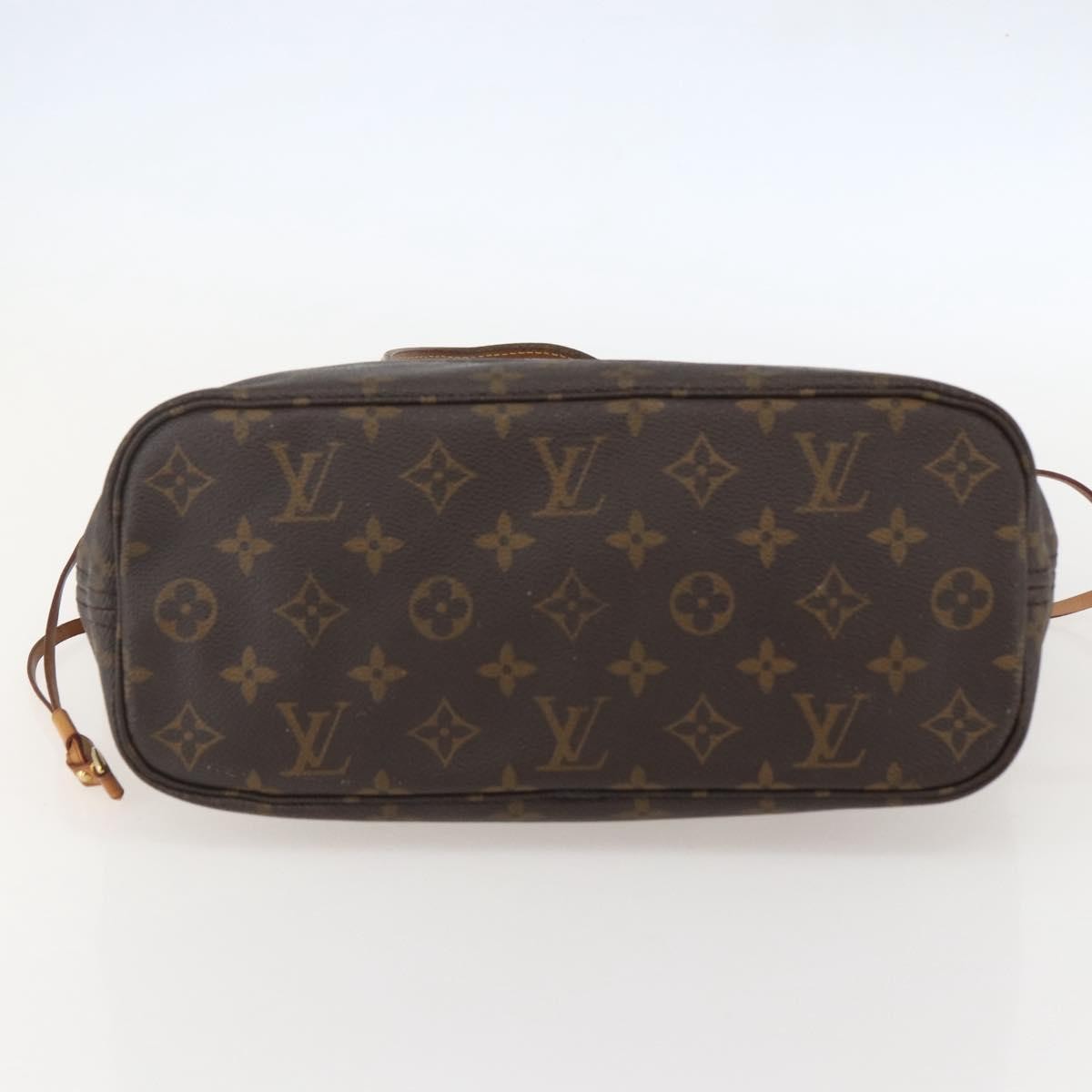 Louis Vuitton Neverfull Monogram Canvas Brown Canvas Tote Bag Bag (Pre-Owned)
