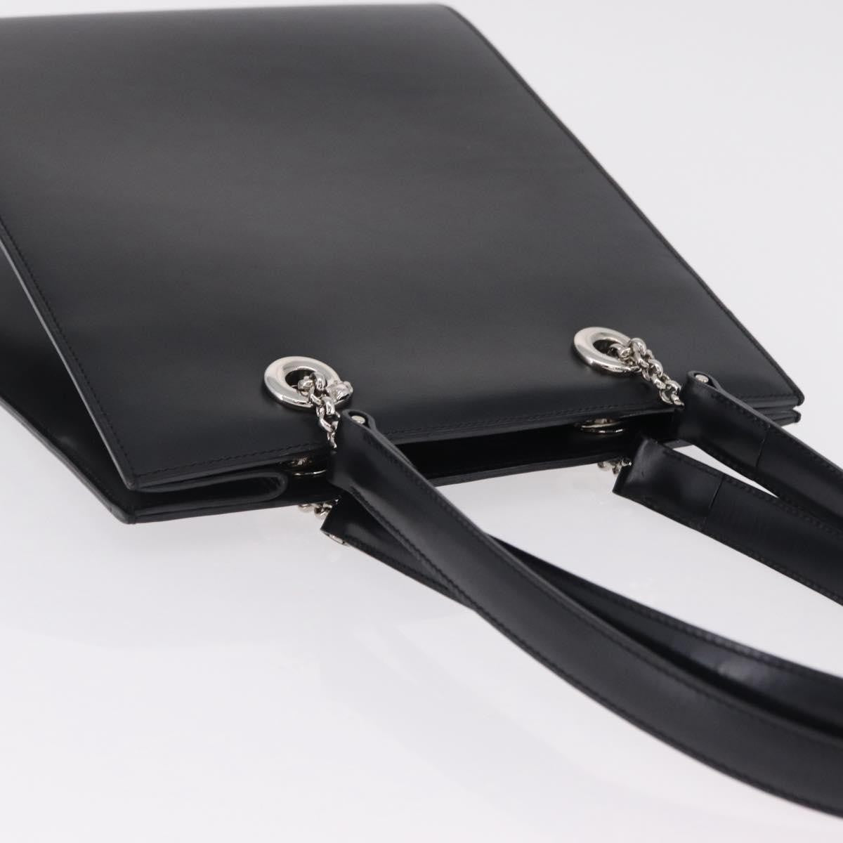Cartier Panthère Shoulder Leather Black Leather Shoulder Bag Bag (Pre-Owned)
