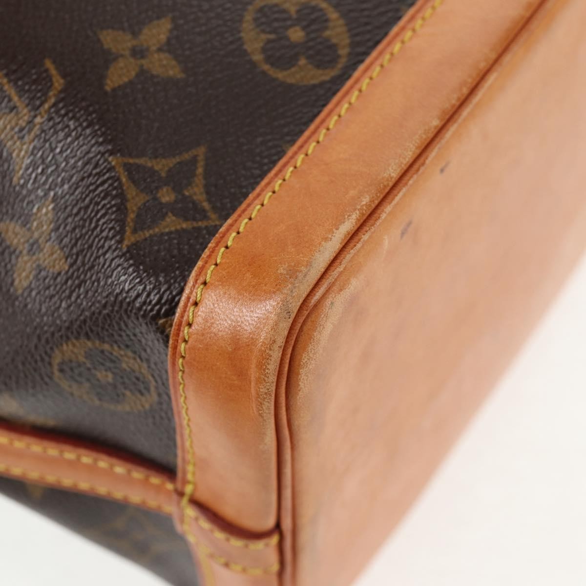 Louis Vuitton Petit Noe Nm Monogram Canvas Brown Canvas Handbag (Pre-Owned)