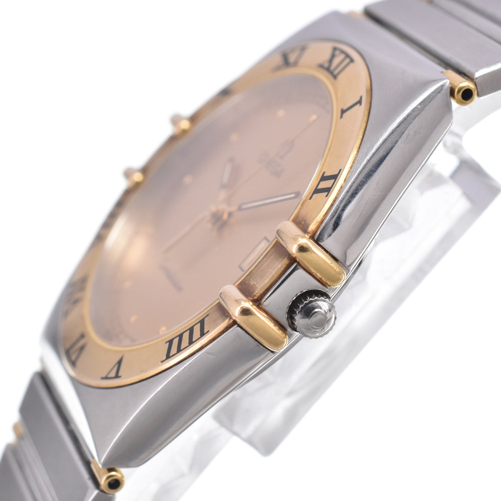 Omega Constellation Quartz Stainless Steel And Yellow Gold Watch (Pre-Owned)