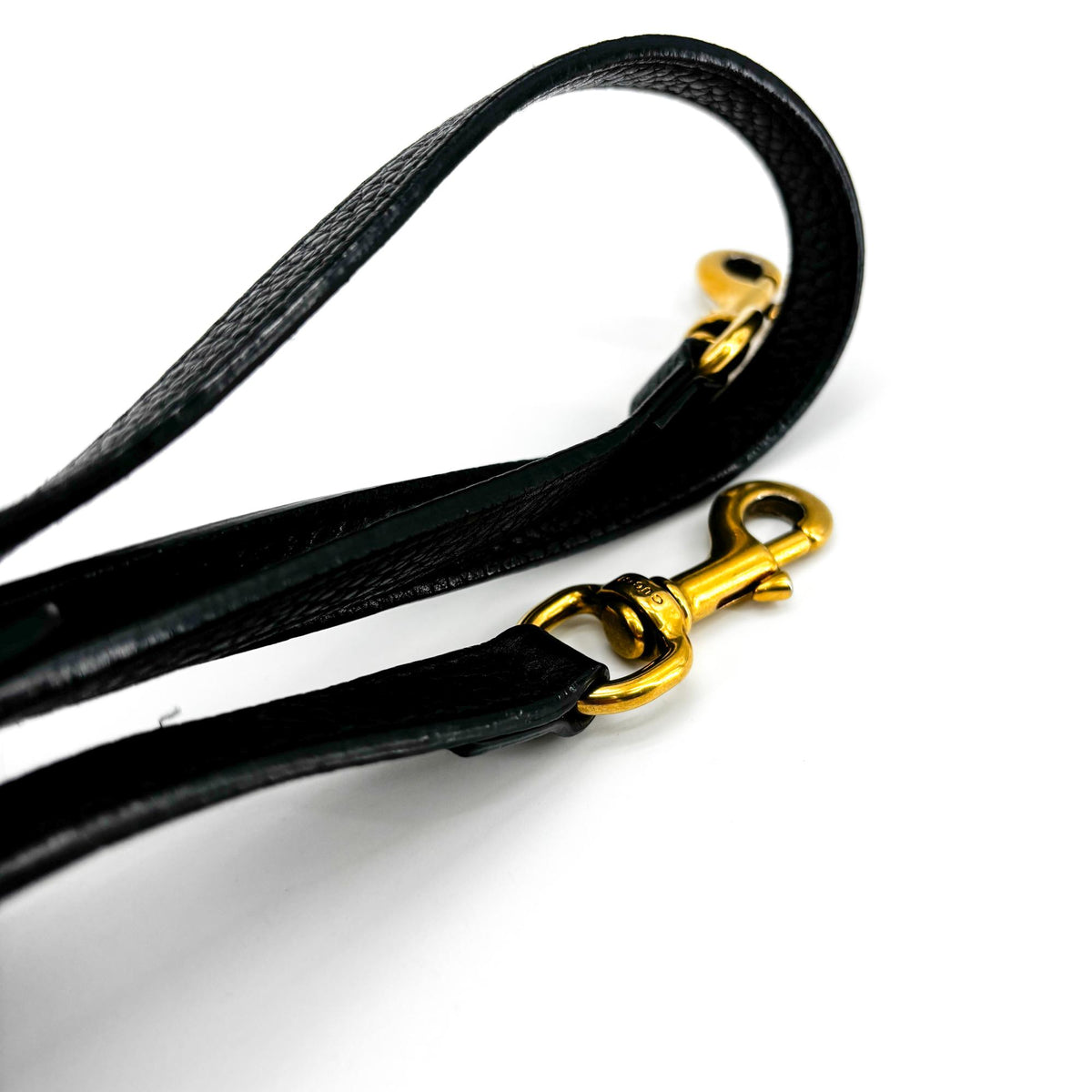Gucci Gg Marmont Belt Matelasse Leather Black Calfskin Handbag (Pre-Owned)