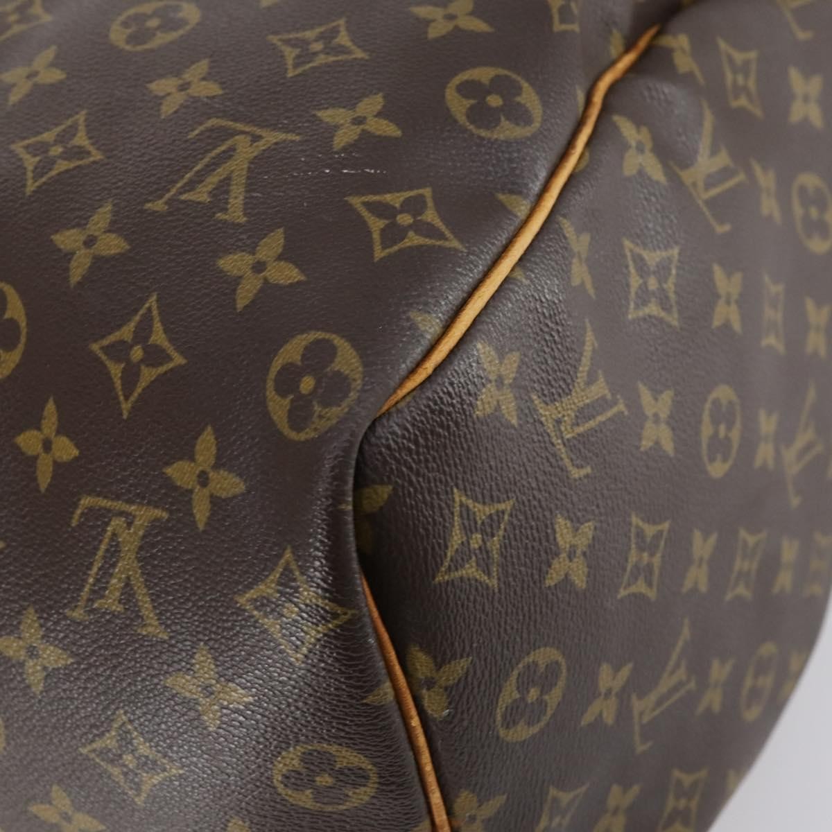 Louis Vuitton Keepall Monogram Canvas Brown Canvas Travel Bag Bag (Pre-Owned)