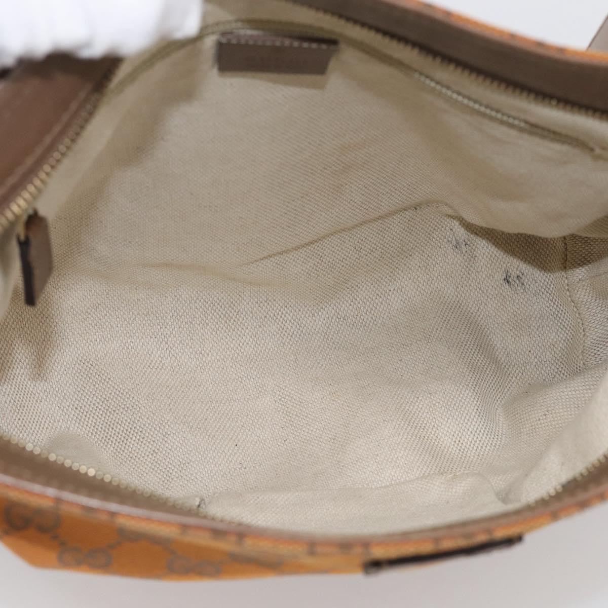 Gucci Shoulder Canvas Orange Canvas Shoulder Bag Bag (Pre-Owned)
