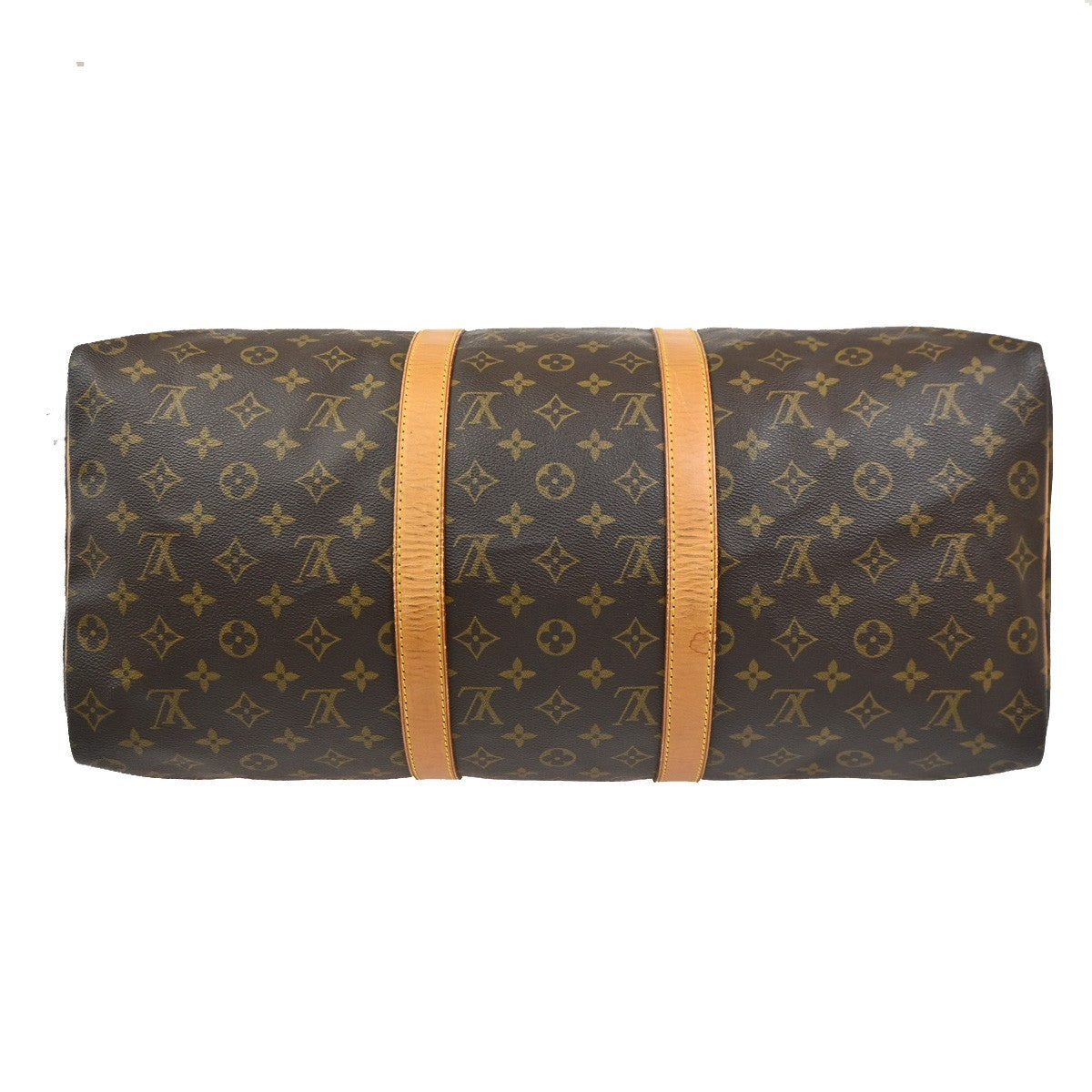 Louis Vuitton Keepall Monogram Canvas Brown Canvas Travel Bag Bag (Pre-Owned)