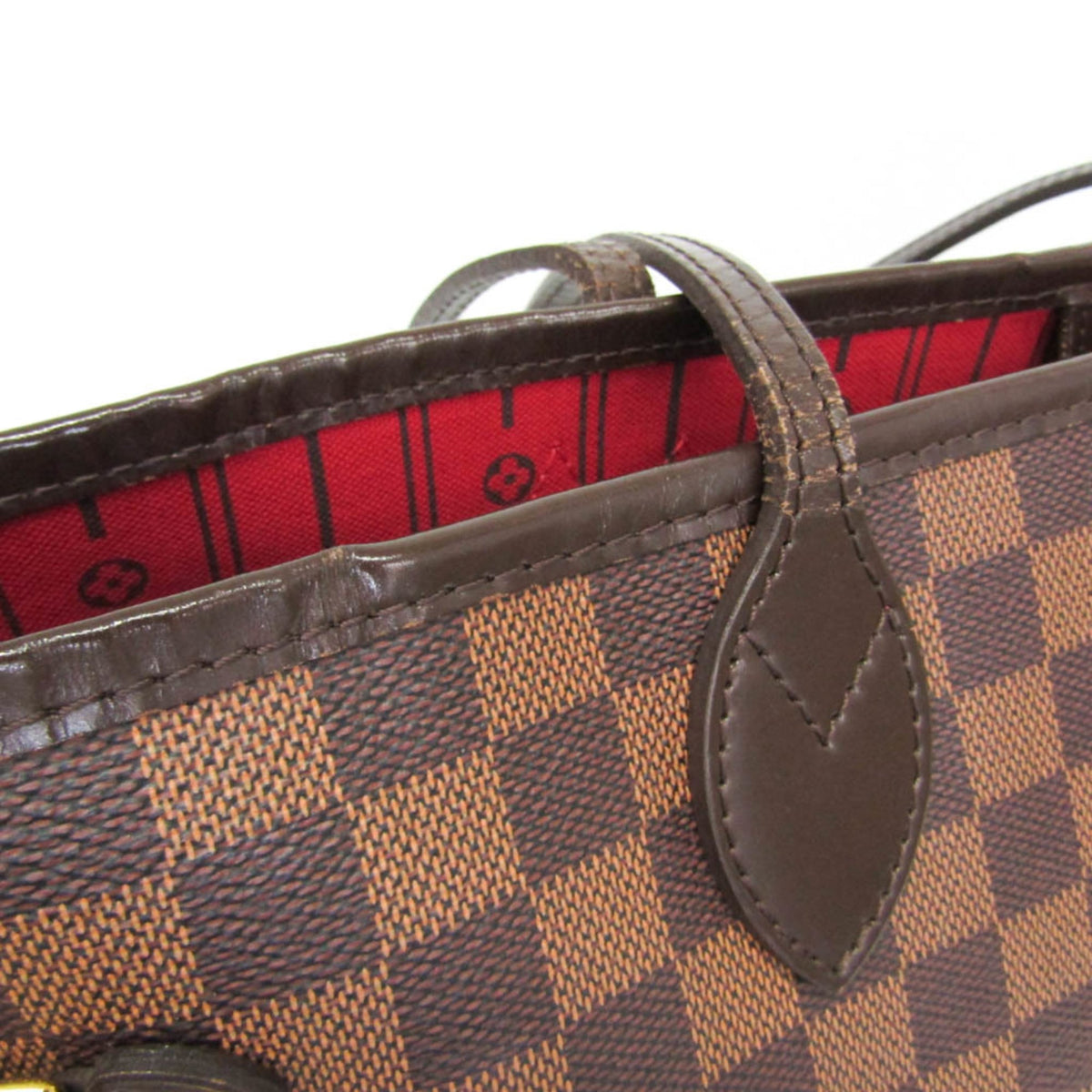 Louis Vuitton Neverfull Damier Brown Canvas Tote Bag Bag (Pre-Owned)