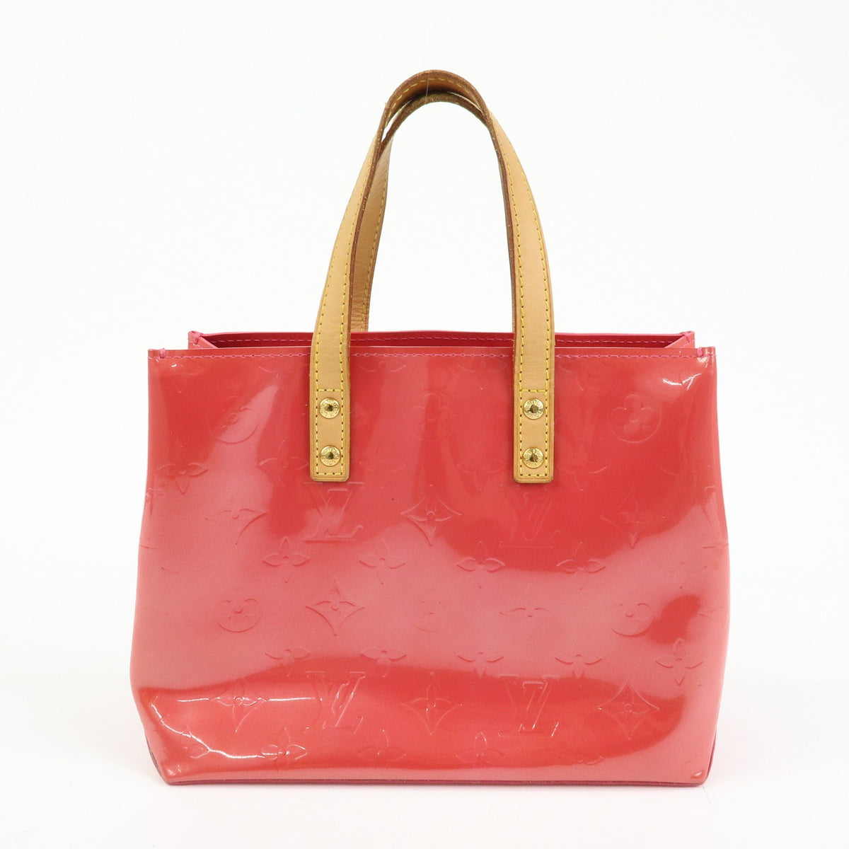 Louis Vuitton Reade Monogram Vernis Pink Patent_Leather Handbag (Pre-Owned)