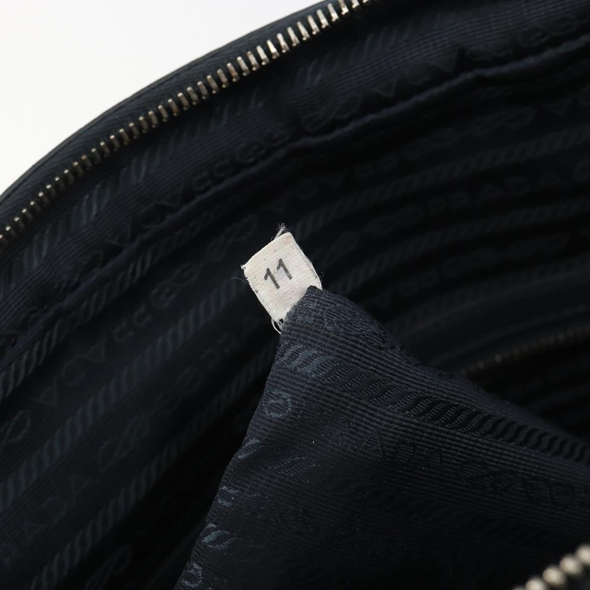 Prada Zip Around Saffiano Leather Navy Leather Briefcase Bag (Pre-Owned)