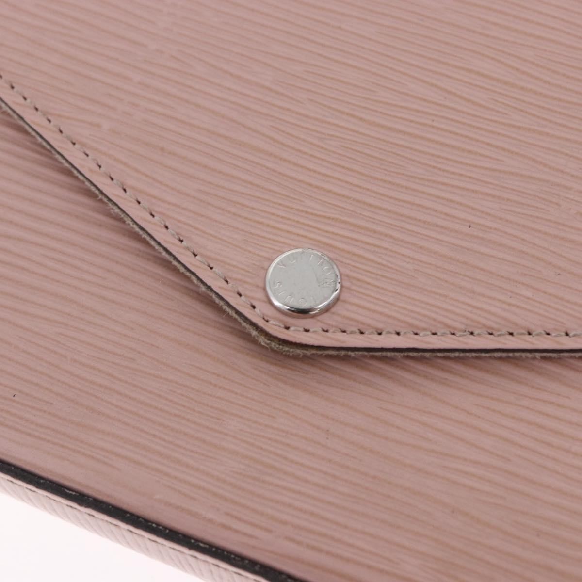 Louis Vuitton Felicie Chain Epi Leather Pink Leather Clutche & Pouche Bag (Pre-Owned)