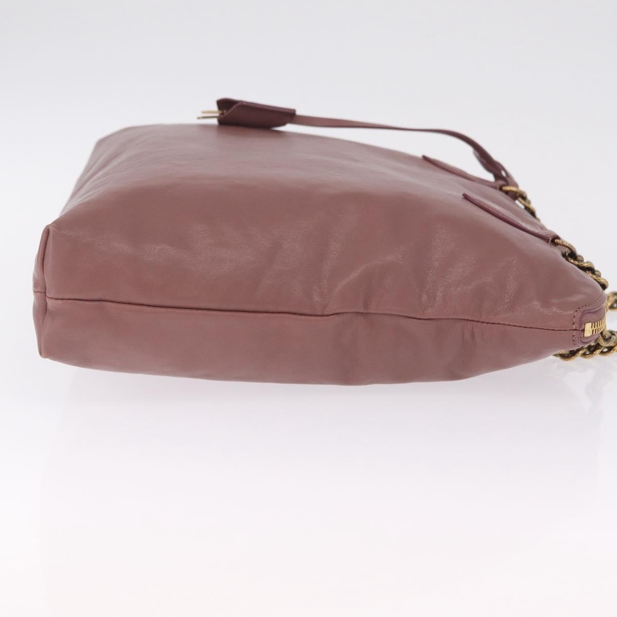 Louis Vuitton Lockit Chain Boudoir Leather Pink Leather Handbag (Pre-Owned)
