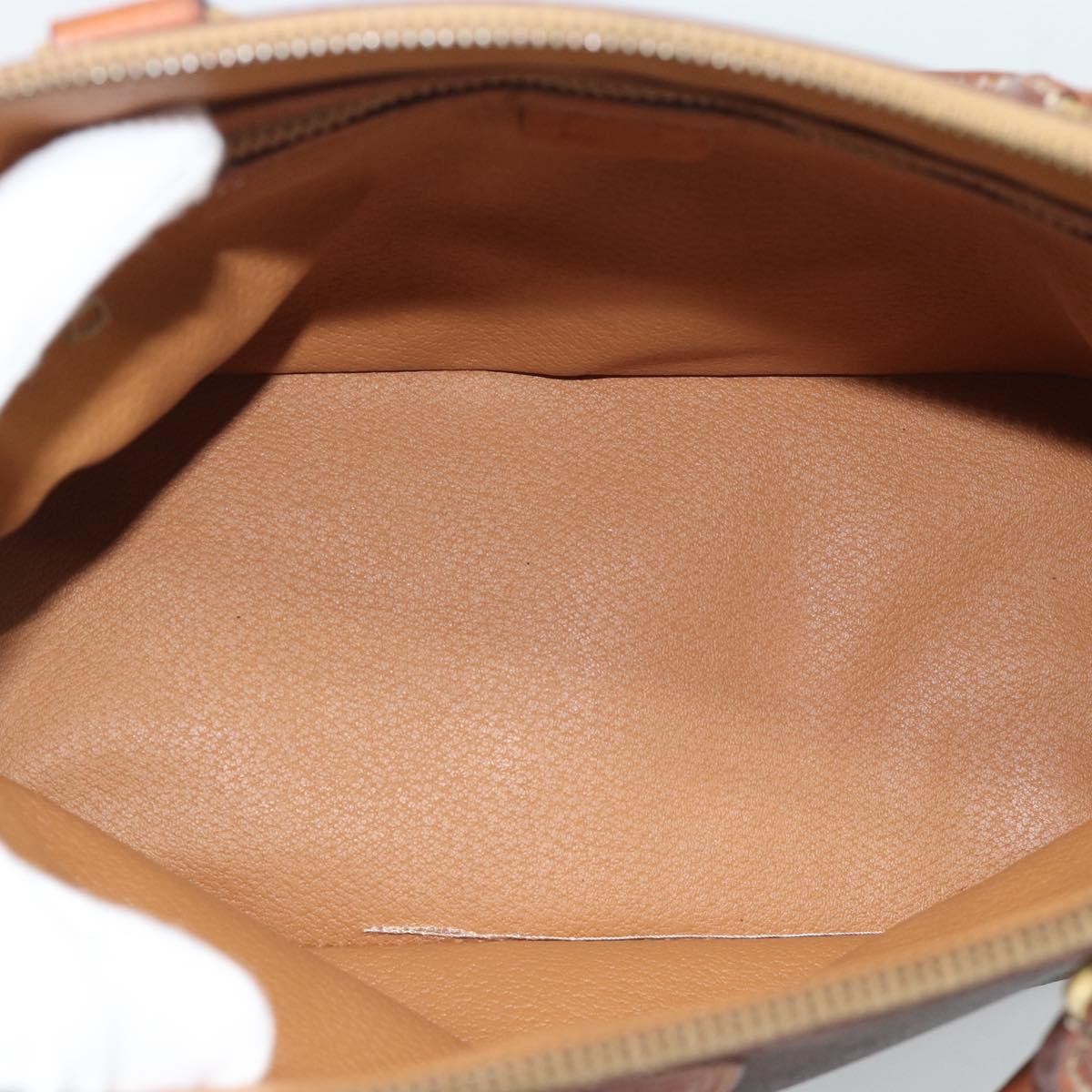 Celine Vintage Handbag Toile Céline Brown Pvc Handbag (Pre-Owned)