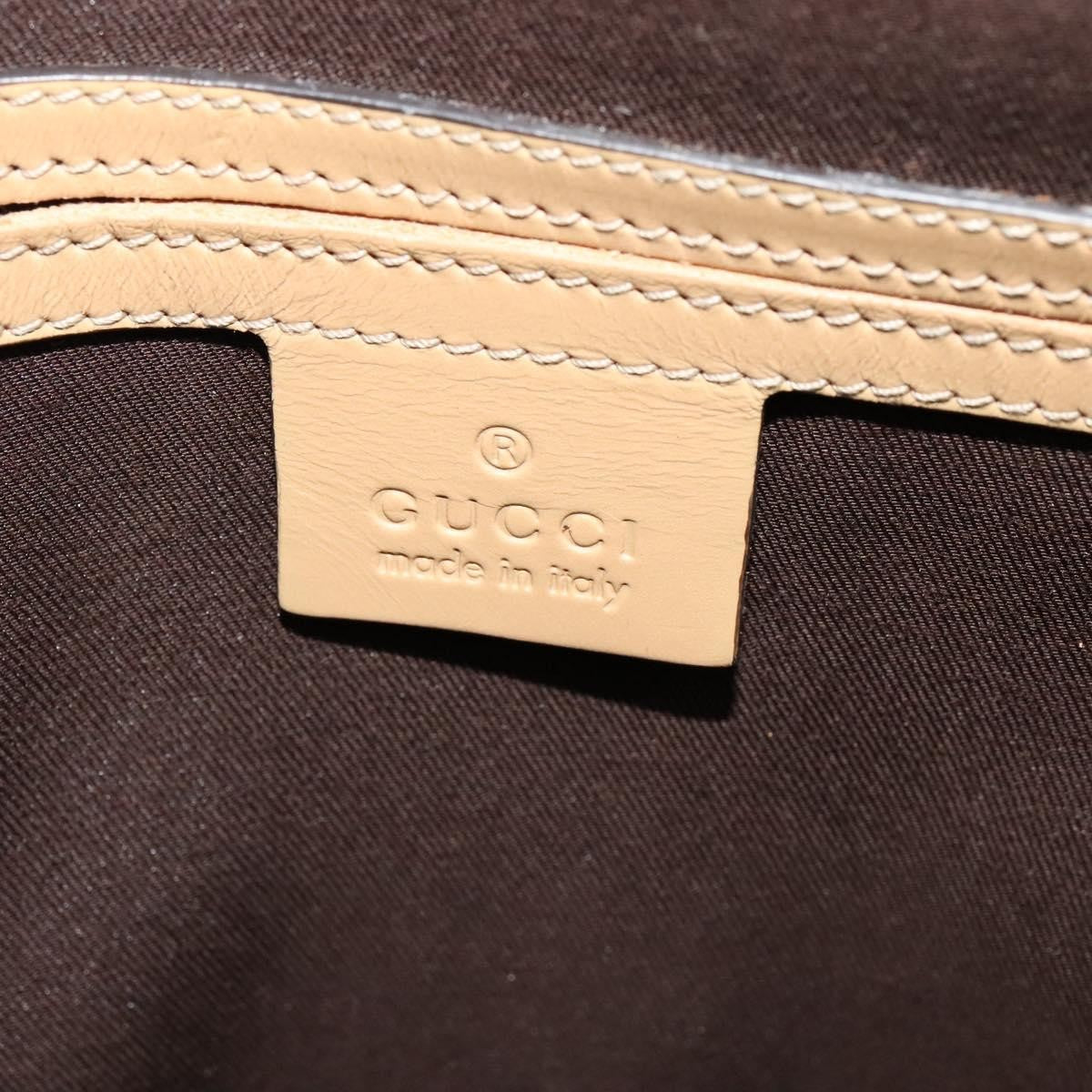 Gucci Flap Messenger Gg Coated Canvas White Canvas Shoulder Bag Bag (Pre-Owned)