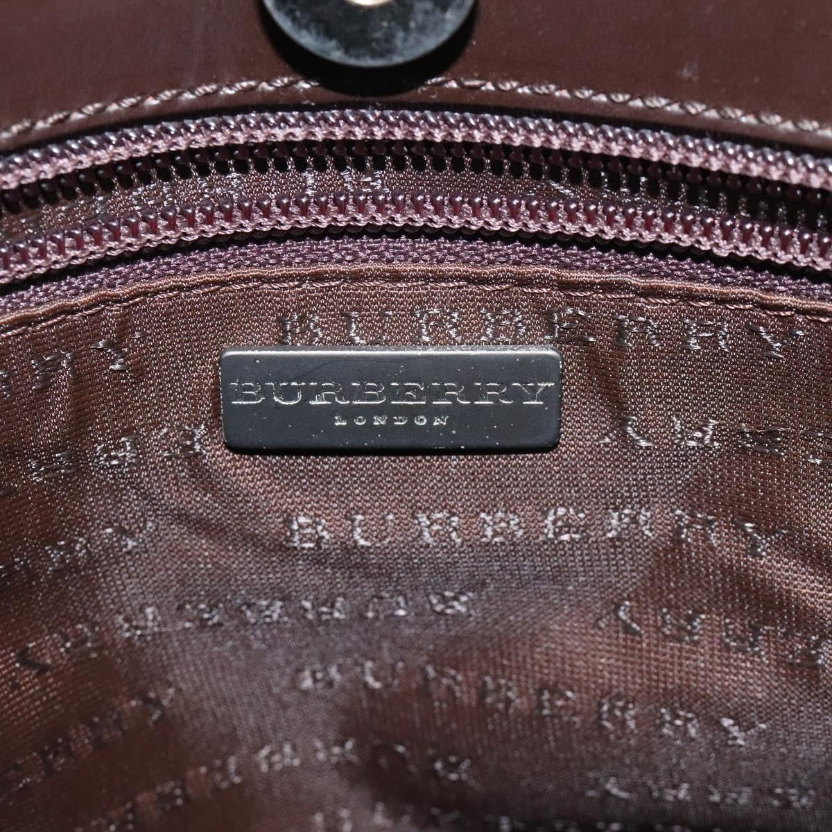 Burberry Nova Check Nova Check Canvas Beige Canvas Handbag (Pre-Owned)