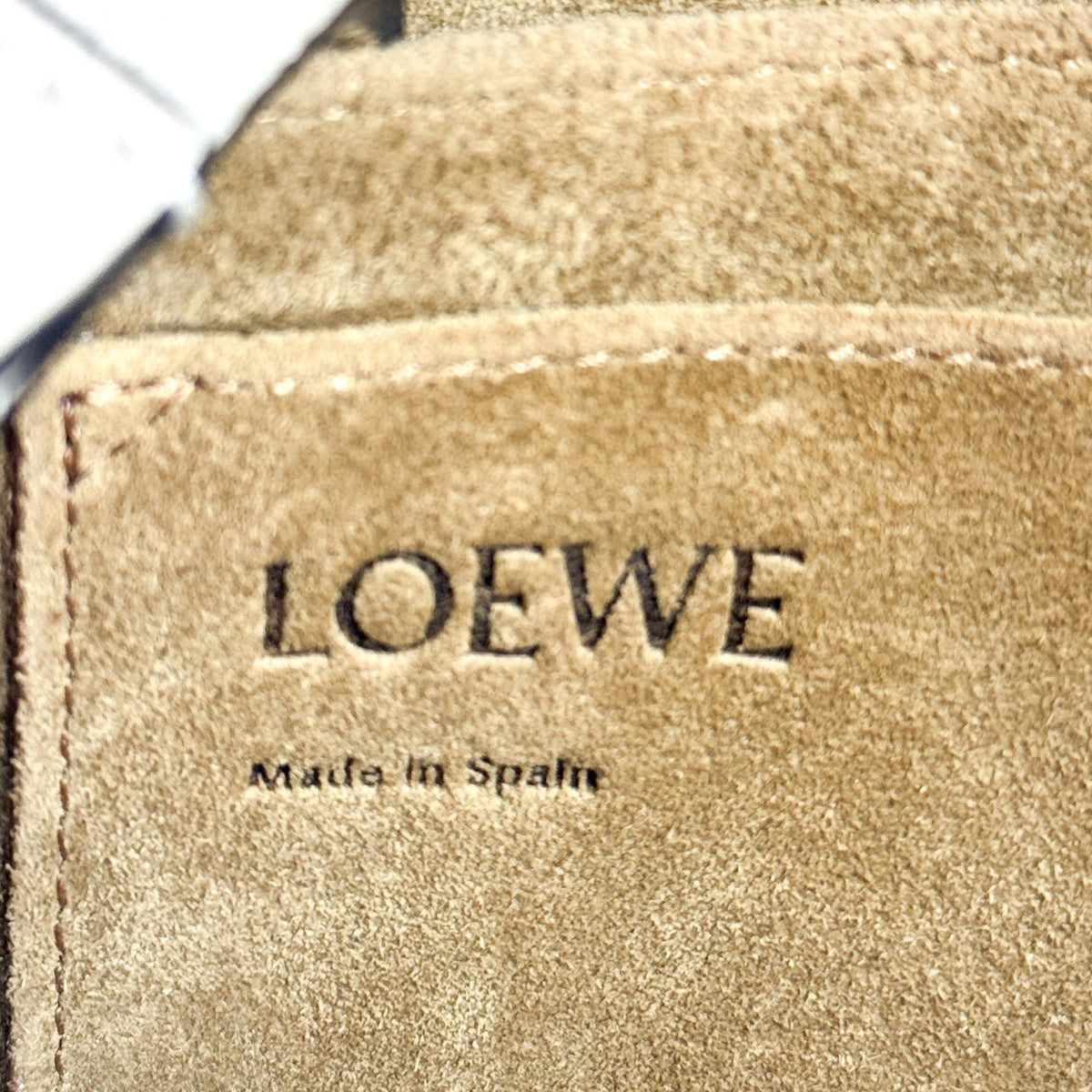 Loewe Gate Dual Leather Beige Leather Shoulder Bag Bag (Pre-Owned)