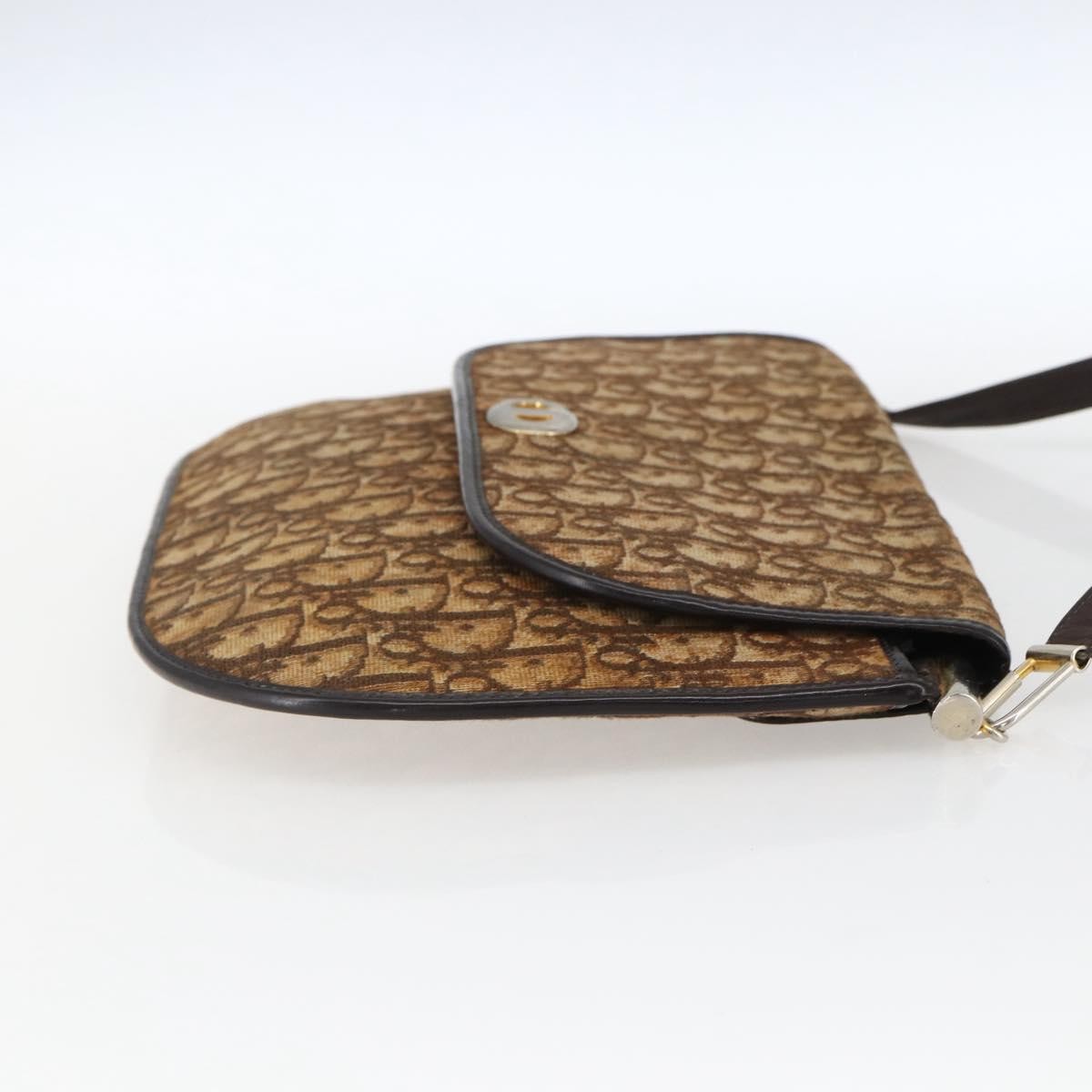 Christian Dior Vintage Trotter Canvas Brown Canvas Shoulder Bag Bag (Pre-Owned)
