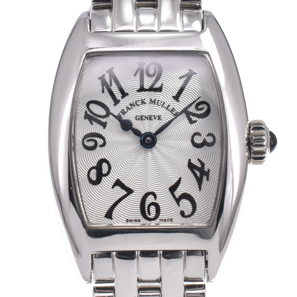 Franck Muller Cintree Curvex Quartz Stainless Steel Watch (Pre-Owned)